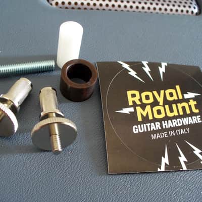 Gibson soft brass thumbwheels and posts adapters for ABR-1 bridge MK3 Les Paul Royal Mount 2026 - Nickel image 3