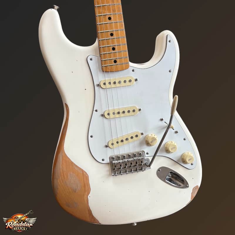 Fender Jimi Hendrix Artist Series Signature Stratocaster Olympic White Relic – Ritter Gig Bag – Excellent Condition
