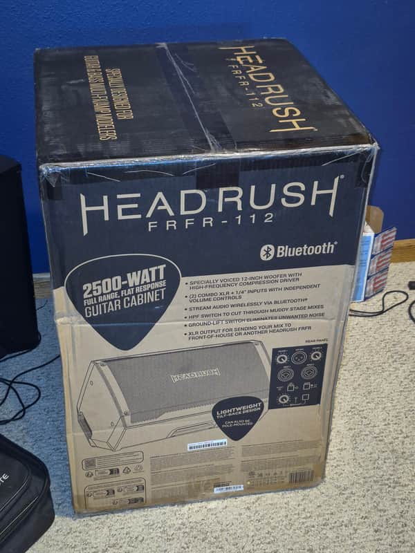 Immagine Headrush FRFR-112 MKII 2000-Watt 1x12" Active Guitar Speaker Cabinet 2023 - Present Black - 1
