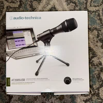 Audio-Technica AT2005USB Handheld Cardioid USB/XLR Dynamic Microphone 2010s - Black image 7