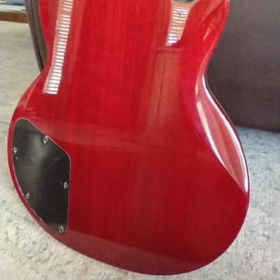 DeArmond M-72 2001 - Transparent Red Flame Maple image 3