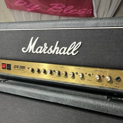 Marshall JCM 2000 DSL 100 Dual Super Lead 2-Channel 100-Watt 4x12" Guitar Amp Half Stack 2000s - Black image 6