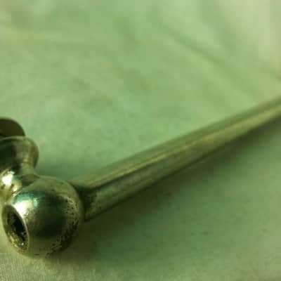 Ludwig Tube Lug Nickel Marching Snare Tenor Tom Drum 7 1/16"Vintage Leedy US 20s image 2