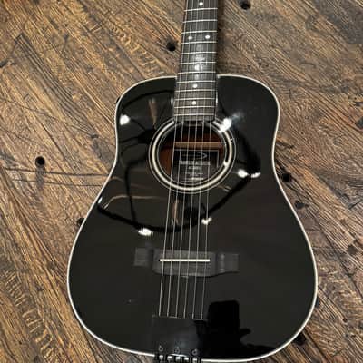 Traveler AG-200EQ Acoustic-Electric HeadlessTravel Guitar - Black image 5