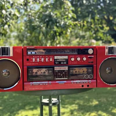 Sharp GF-700ZR Rare Vintage Boombox Serviced Tested Cassette Deck Warranty image 3
