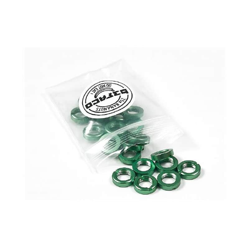 Befaco Bananuts Anodised Aluminium Custom Minijack Nuts (green, pack of 25) image 1