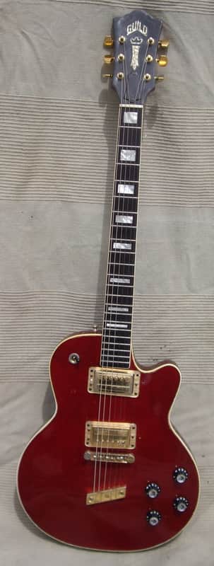 Guild M-75 M75 Bluesbird 1972 Cherry Red image 1
