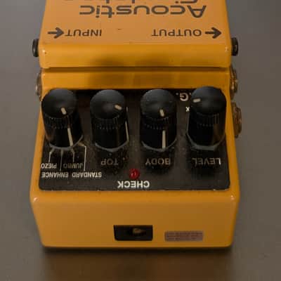 Boss AC-2 Acoustic Simulator (Silver Label) 1997 - 2006 - Yellow image 3