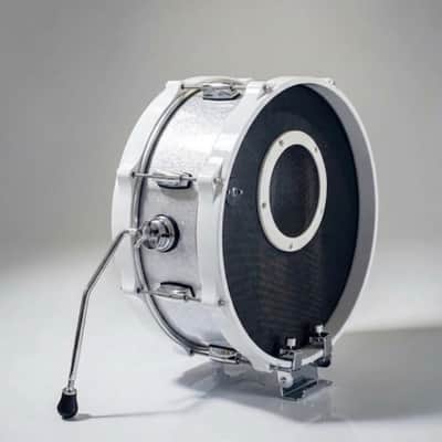 Dolby 18” Electronic Kick Drum White Silver for Roland Alesis image 2