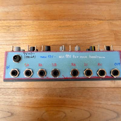 dpFX Pedals - 3-Loop Parallel STEREO Blender / FX Loop switcher [v3.0],  w/ EQ, phase reverse, Tails, headphones-out (OPA167x) image 3