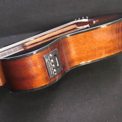 Ibanez AEGB24FE MHS Compact Size FRETLESS Acoustic-Electric Bass Guitar with Finger Rest image 8