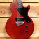 GIBSON 2009 LES PAUL JUNIOR Jr Dog Ear P90 Faded Worn Cherry Fralin Hipshot Upgrades! 90306