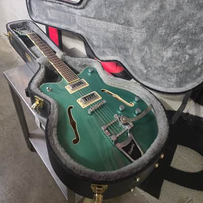 Gretsch G5622T Electromatic Center Block Double Cutaway with Super Hilo'Tron Pickups and Bigsby 2016 - 2018 - Georgia Green with TKL hard case image 18