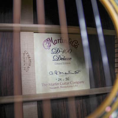 Martin D-100 Deluxe Natural 2004 image 7