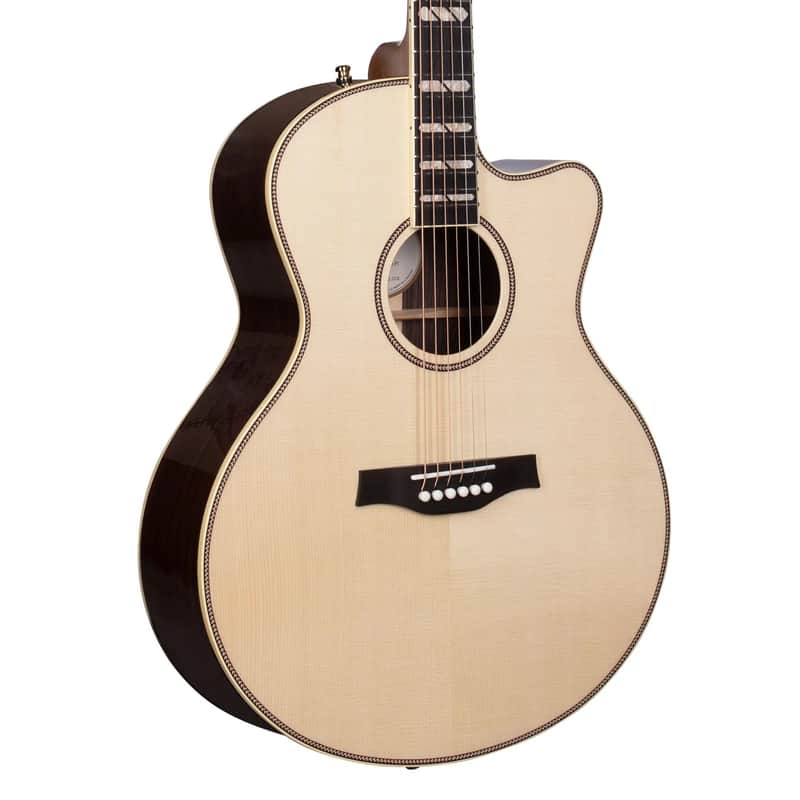 Godin Connaisseur MJ NAT RW All Solid Spruce & Rosewood w/ Case image 1