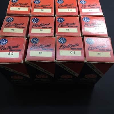 NOS NIB GE # 82 Rectifier RADIO / Amp VACUUM TUBES **PRICE PER TUBE ** 12.7833 image 1