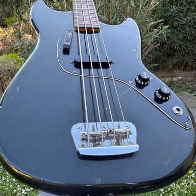 1978 Fender Musicmaster Bass - Black - Light Weight - OHSC image 11