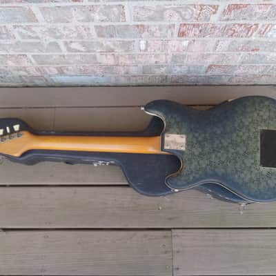 Vintage Circa 1965 Hofner 173 "Brokat" Vinyl Finish Electric Guitar w/ Original Hardshell Case! image 13