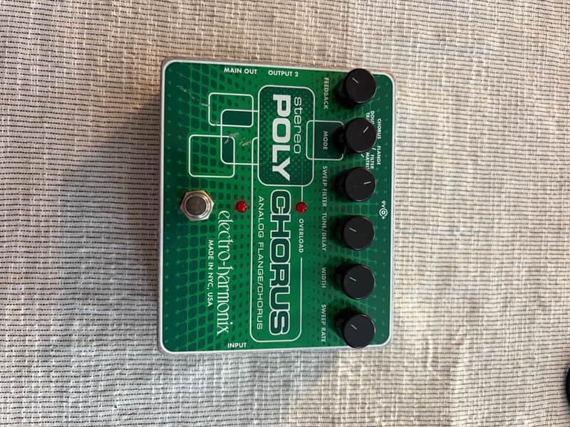 Electro-Harmonix Stereo Polychorus Analog / Chorus / Flanger / Slapback Echo 2011 - 2023 - Green image 1