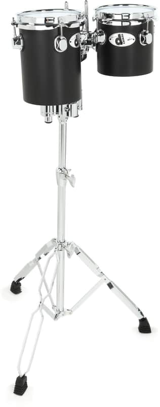 ddrum Deccabon Fiberglass Set - 6-inch/8-inch Satin Black image 1