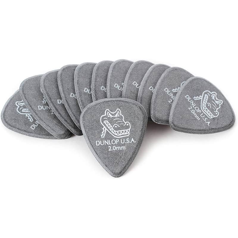 Dunlop 417P200 Gator Grip 2.0mm Guitar Picks (12-Pack) image 2