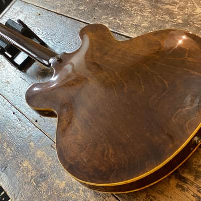 Greco Japanese Vintage SA700 Semi-Acoustic 1977 Walnut Japan MIJ w/ HSC image 5