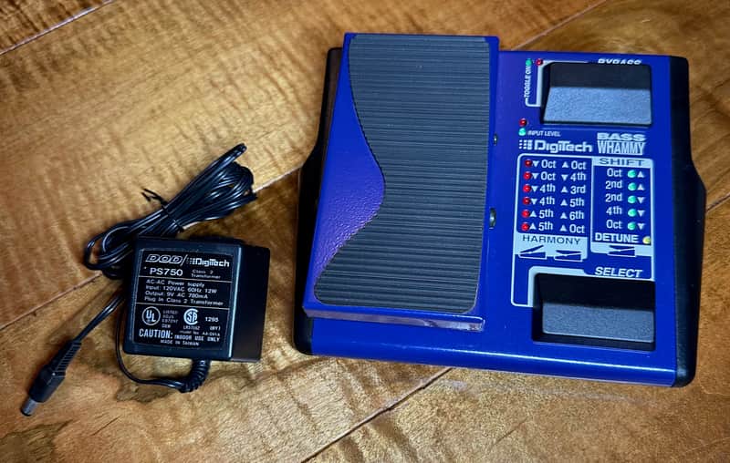 DigiTech Bass Whammy Pitch Shift Pedal 1990's V1