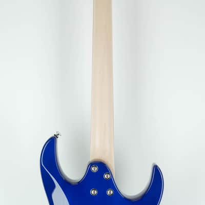 Ibanez GRX70QALTBB Left Handed Transparent Blue Burst image 7