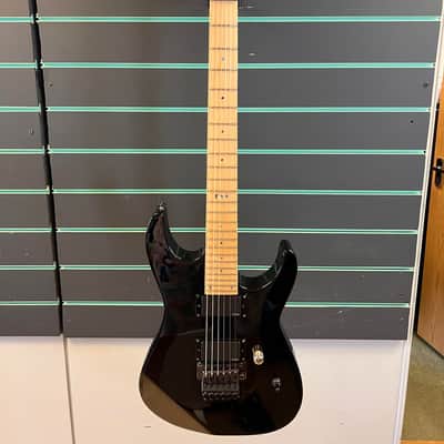 ESP M-II Black 2009 Electric Guitar with ESP Hard Case image 2