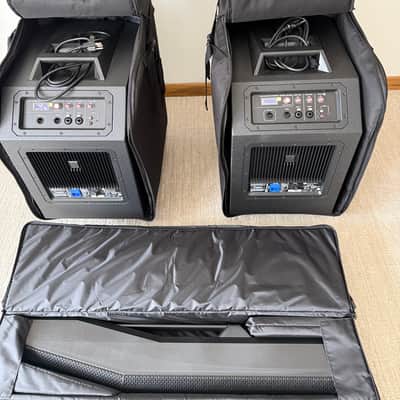 (TWO) Electro-Voice EV 50 Portable Column PA System 2021 - with roller cases image 4