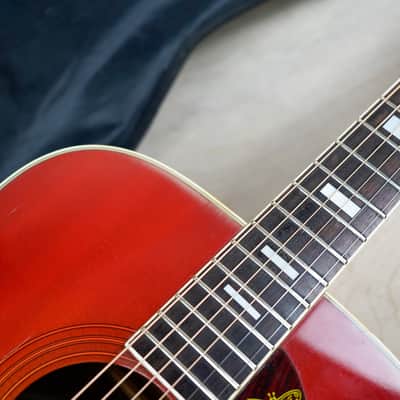 Morris WH-20 MIJ 1978 Red Sunburst Vintage Made in Japan MIJ w/ Bag image 5