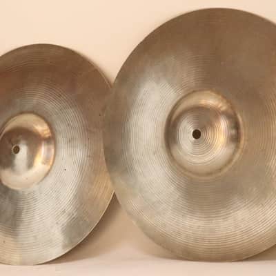RARE SIZE Ludwig/Paiste 11" Hi-Hat Cymbals, Made In Germany "Chicago" Stamped, 320 & 398 Grams, 3-Star Logo, No Dents, Waves, Cracks or Fleabites / INSPECTED & TESTED image 2