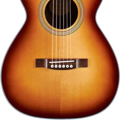 Guild M-260E Deluxe Concert Acoustic-Electric Guitar, Solid Spruce Top, Edge Burst image 2