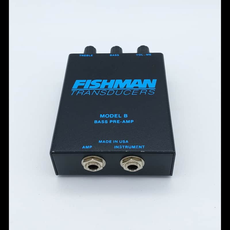 Fishman Model B Acoustic Bass Preamp w/ Original Box – Tested | Reverb