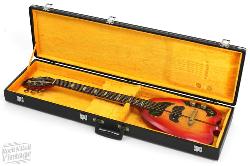 H. S. Anderson Apple Guitar Cherry Sunburst | Reverb