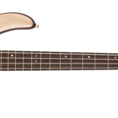 Cort Artisan A4 Plus Neck-Through Electric Bass, Open Pore Natural image 11
