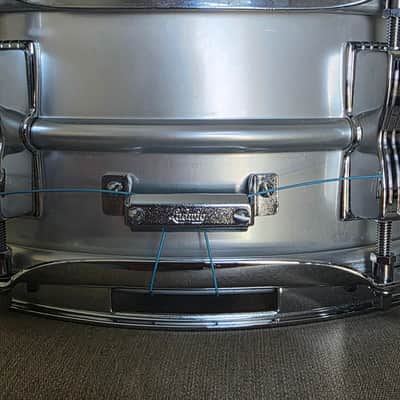 Ludwig No. 404 Acrolite 5x14" 8-Lug Aluminum Snare Drum with Keystone Badge July 1969 - Matte Aluminum image 17