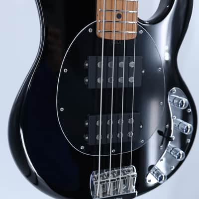 Music Man StingRay Special HH - Black - Roasted Maple/Maple - Chrome image 3