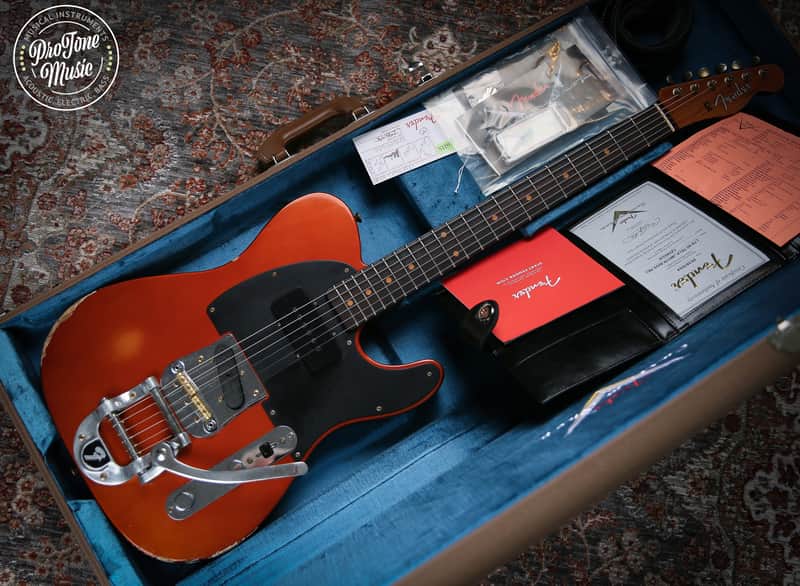 2024 Fender Custom Shop LTD 60s Tele Jazzmaster Bigsby Burnt Copper Relic image 1