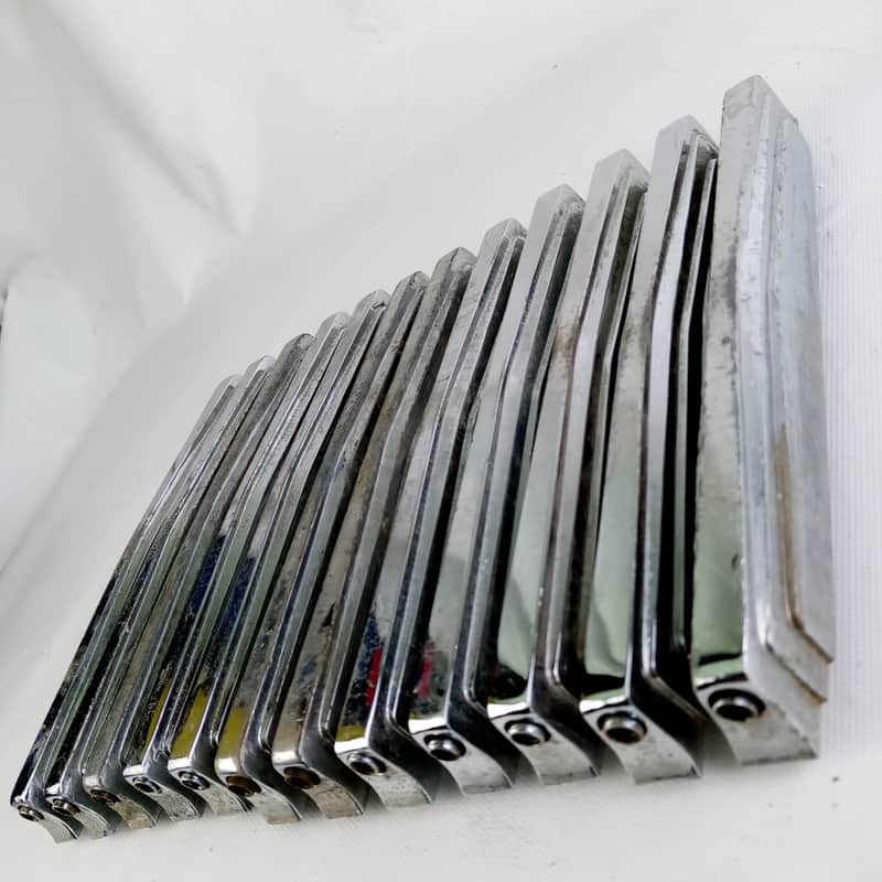 Ludwig 12x Imperial Bass Drum Lugs 6 3/8"Vintage 50s Chrome Part #2206 Snare/Tom image 1