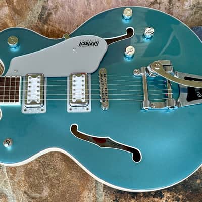 Gretsch G5622T-140 140th Anniversary Electromatic Double Platinum Center Block 2023 - Present - Two-Tone Stone Platinum / Pearl Platinum image 1