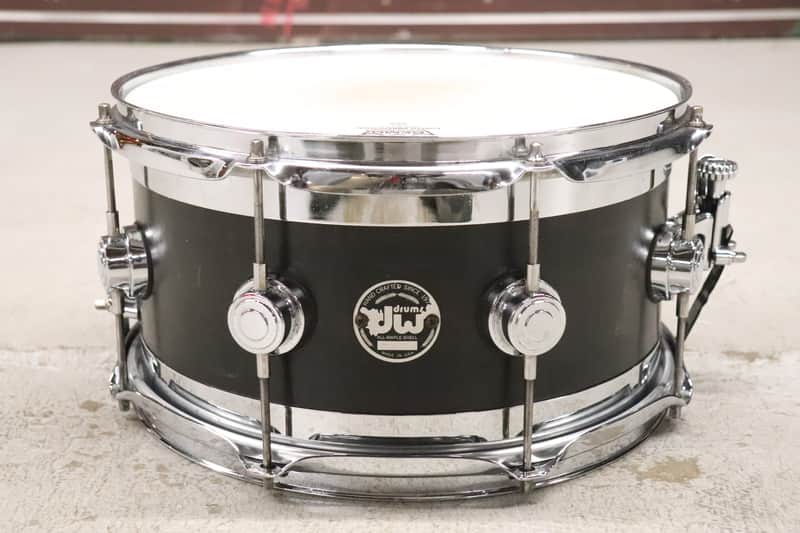 DW Collector's Series Sound Edge 7x13" Snare Drum Brass / Maple image 1