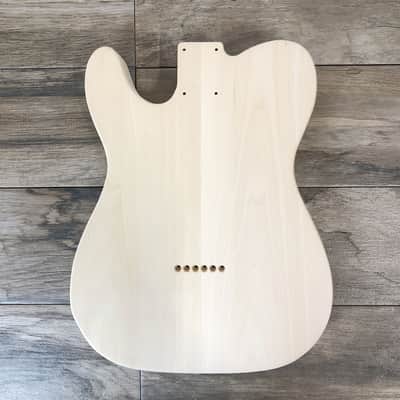 Made to Order - FRANCHIN Raw Mars guitar body without finish Basswood Poplar SS SH Right-hand Left-hand Lefty Telecaster-Tele-T-Style Made in Italy image 4
