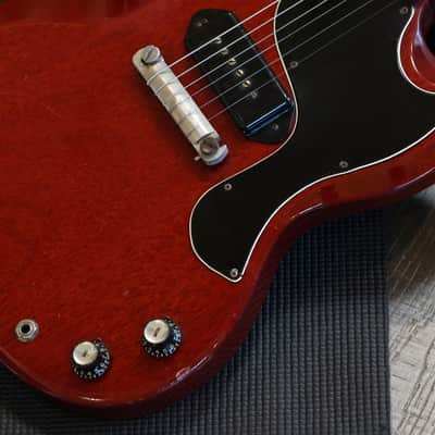 Owned & Played by Wilco's Jeff Tweedy! 1963 Gibson SG Junior Electric Guitar Cherry + OG Case image 7
