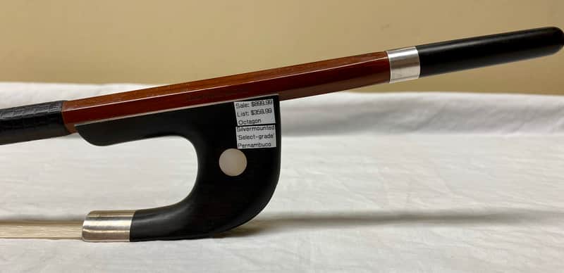 New/Old Stock Jean-Paul Martin Octagon "Select-grade" Pernambuco 3/4 German-style Bass Bow JM4BGOCT image 1