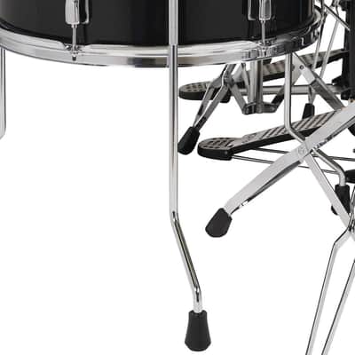 Pacific Drums Center Stage Complete Drumkit, 5 Drum Set, Iridescent Black Sparkle, 7x10, 8x12, 14x16 Floor, 16x22 Kick, 5x14 Snare (PDCE2215KTIB) image 5