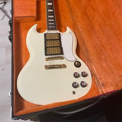 Burny Les Paul custom 61 SG 1980s - lacquer image 1