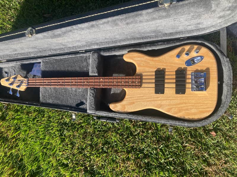 Jimmy wilson landing 4 string bass guitar 2010’s One piece ash body natural image 1