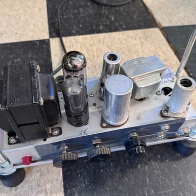 Custom Modified Tube Amp for guitar Mid-Century image 3