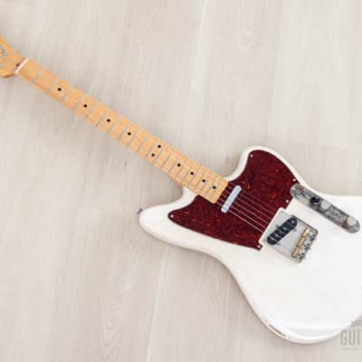2018 Fender + MJT Telemaster Partscaster Blonde Lacquer Relic, Lightweight Ash w/ Baja 50s Neck, Case image 12